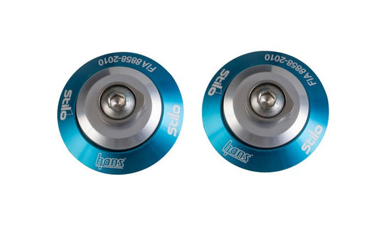 Sparco Clip De Hans Con Logo Stilo Azul - Sparco original VRM Motorsports imagen 1