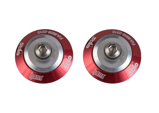 Sparco Clip De Hans Con Logo Stilo Rojo - Sparco original VRM Motorsports imagen 1