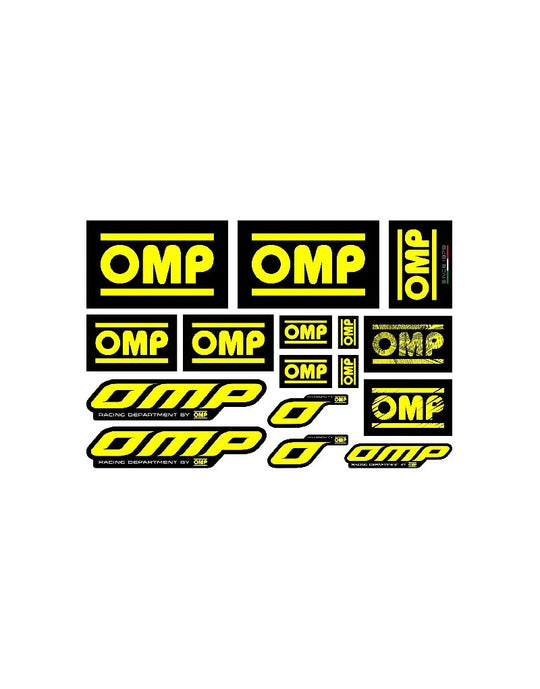 HOJA DE ADHESIVOS OMP OMP RACING | VRM Motorsports