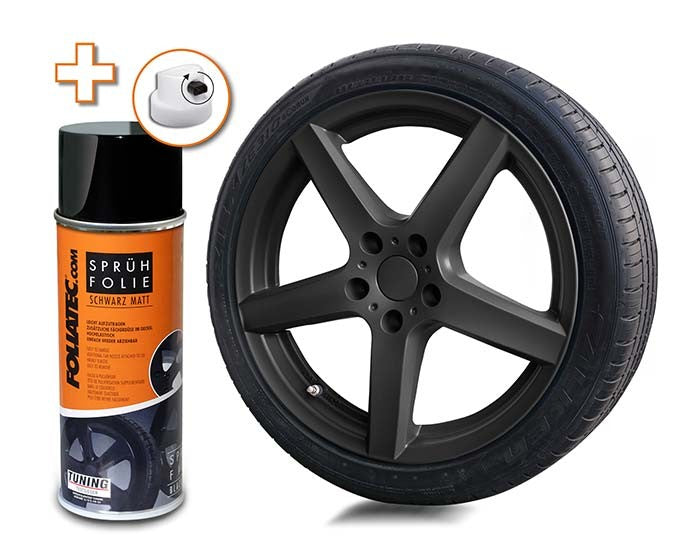 Foliatec Goma Líquida Negra Mate 1 x 400 ml - Foliatec original VRM Motorsports