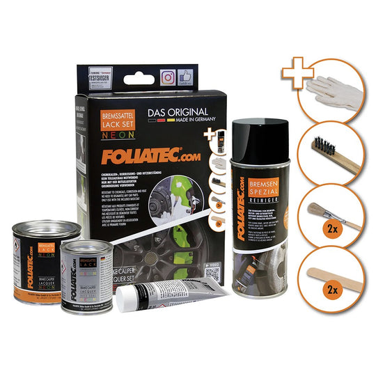 Foliatec Kit Pintura Para Pinzas De Freno Neón Rojo 4 Componentes - Imagen 4 Foliatec VRM Motorsports