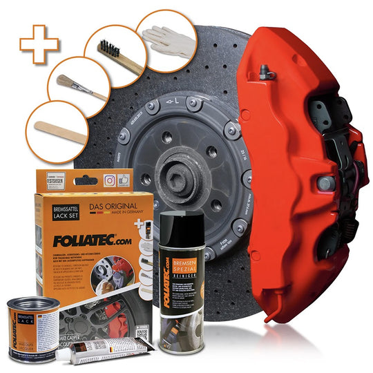 Foliatec Kit Pintura Para Pinzas De Freno Racing Rojo Mate 3 Componentes - Foliatec original VRM Motorsports
