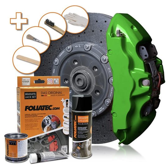 Foliatec Kit Pintura Para Pinzas De Freno Power Verde 3 Componentes - Foliatec original VRM Motorsports