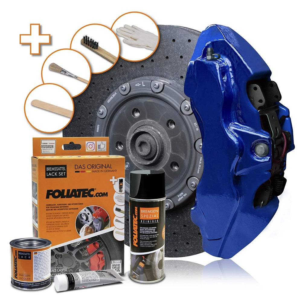 Foliatec Kit Pintura Para Pinzas De Freno Azul Performance Metalizado - Foliatec original VRM Motorsports