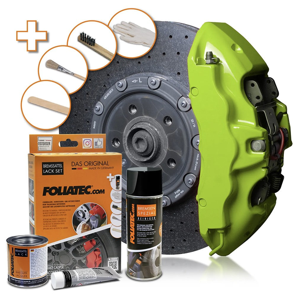 Foliatec Kit Pintura Para Pinzas De Freno Toxic Verde 3 Componentes - Foliatec original VRM Motorsports