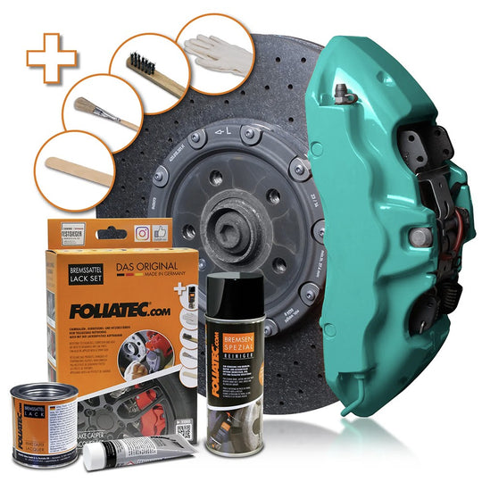 Foliatec Kit Pintura Para Pinzas De Freno Azul Turquesa 3 Componentes - Foliatec original VRM Motorsports