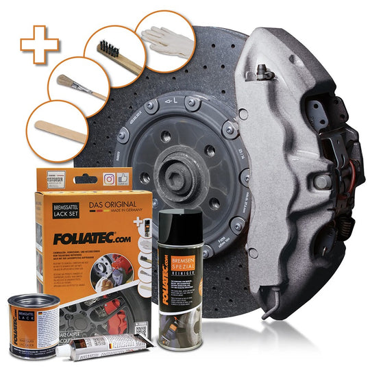 Foliatec Kit Pintura Para Pinzas De Freno Stratos Plata Metálico 3 Componentes - Foliatec original VRM Motorsports