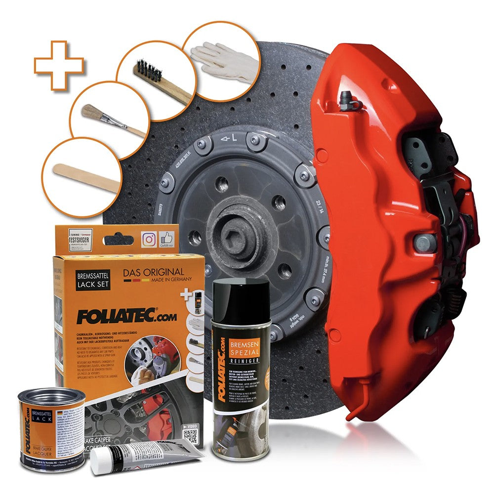 Foliatec Set Pintura Para Pinzass De Freno Rojo Performance 4 Componentes - Foliatec original VRM Motorsports