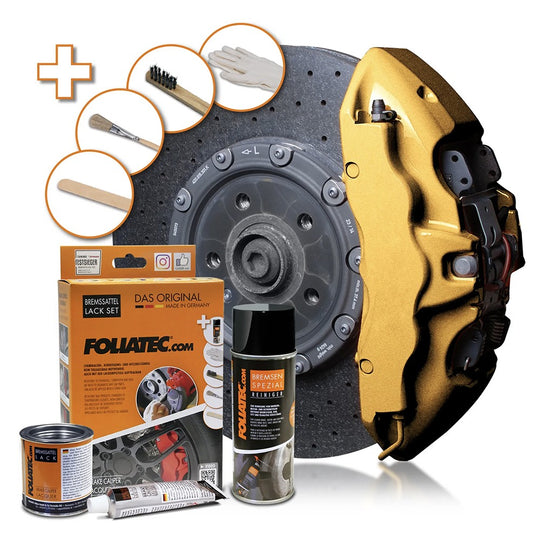 Foliatec Kit Pintura Para Pinzas De Freno Prestige Dorado Metálico 3 Componentes - Foliatec original VRM Motorsports