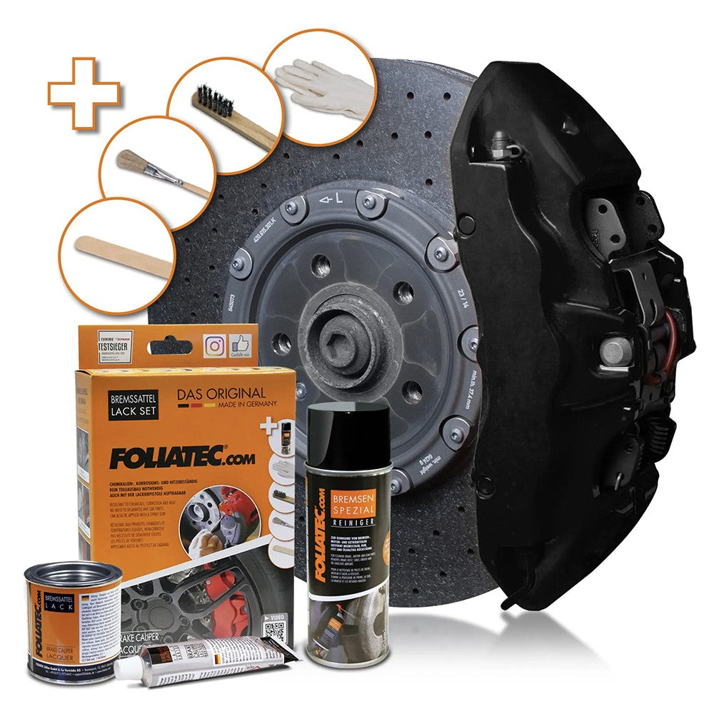 Foliatec Kit Pintura Para Pinzas De Freno Midnight Negra Mate 3 Componentes - Foliatec original VRM Motorsports