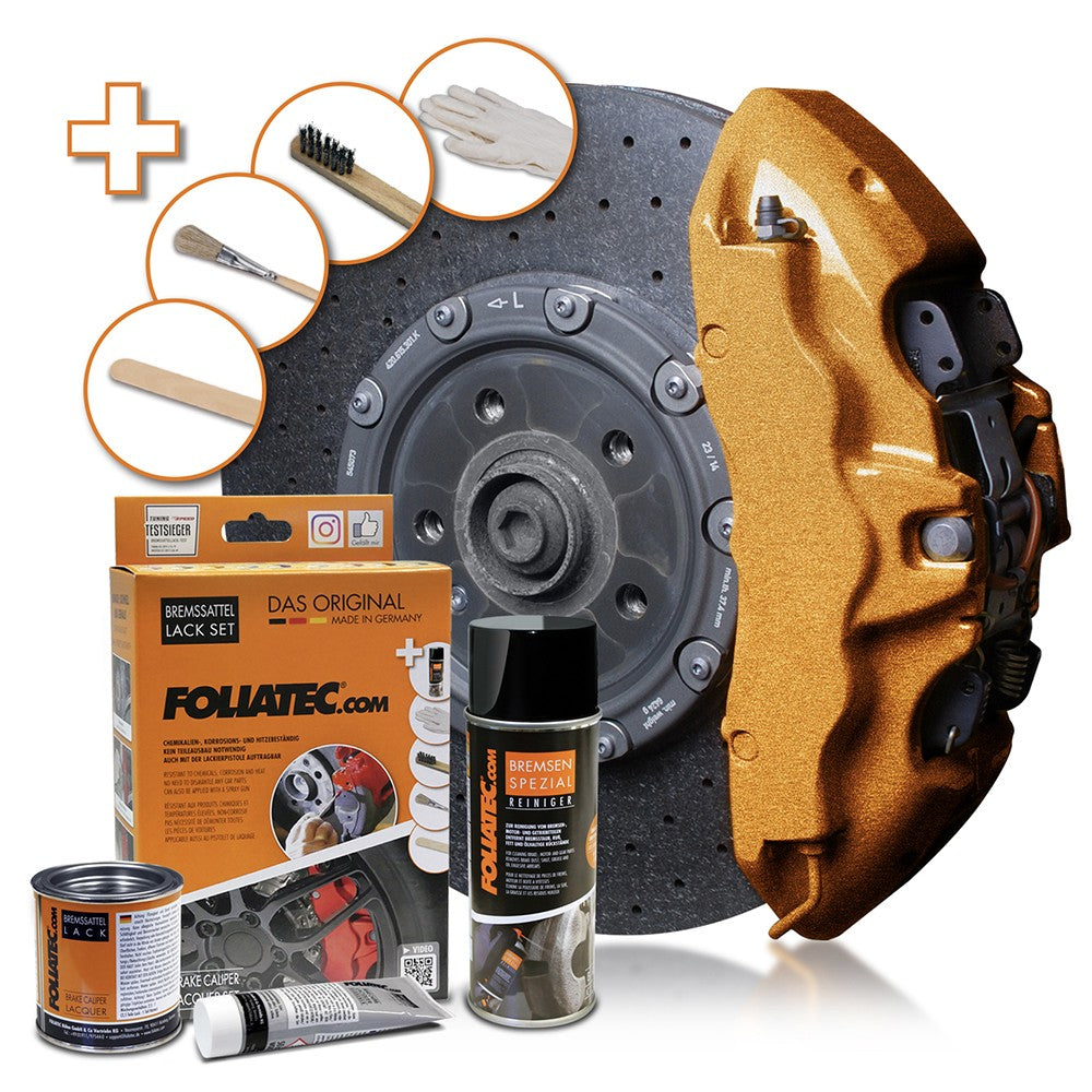 Foliatec Kit Pintura Para Pinzas De Freno Vintage Cobre Metálico 3 Componentes - Foliatec original VRM Motorsports