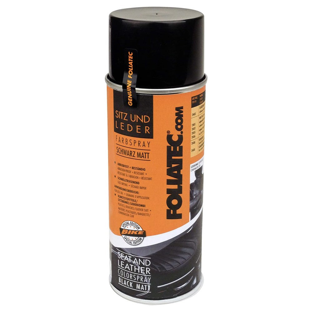 Foliatec Spray Color Negro Mate Para Piel 1 x 400 ml - Foliatec original VRM Motorsports