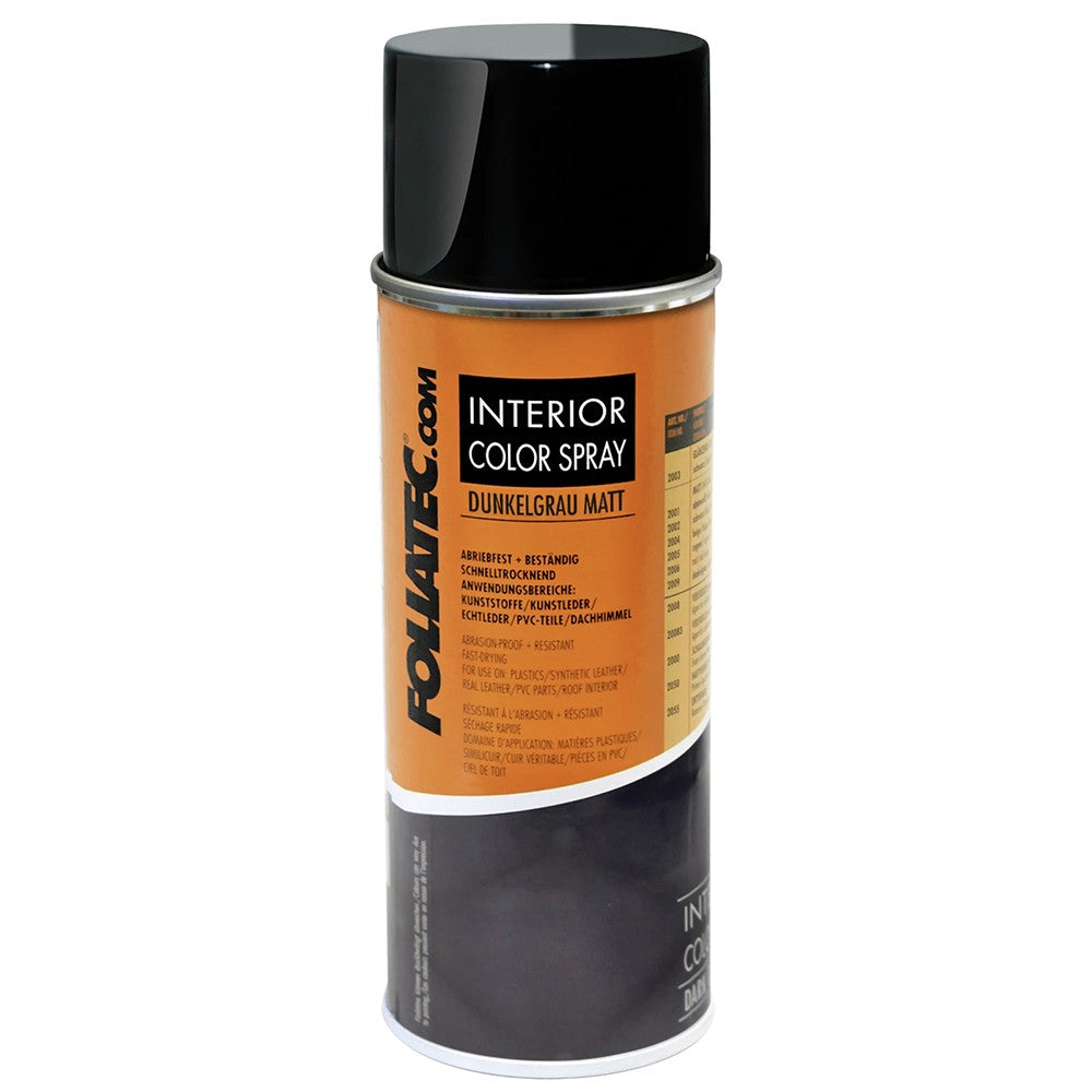 Foliatec Spray Color Para Interior Gris Mate 400 ml - Foliatec original VRM Motorsports