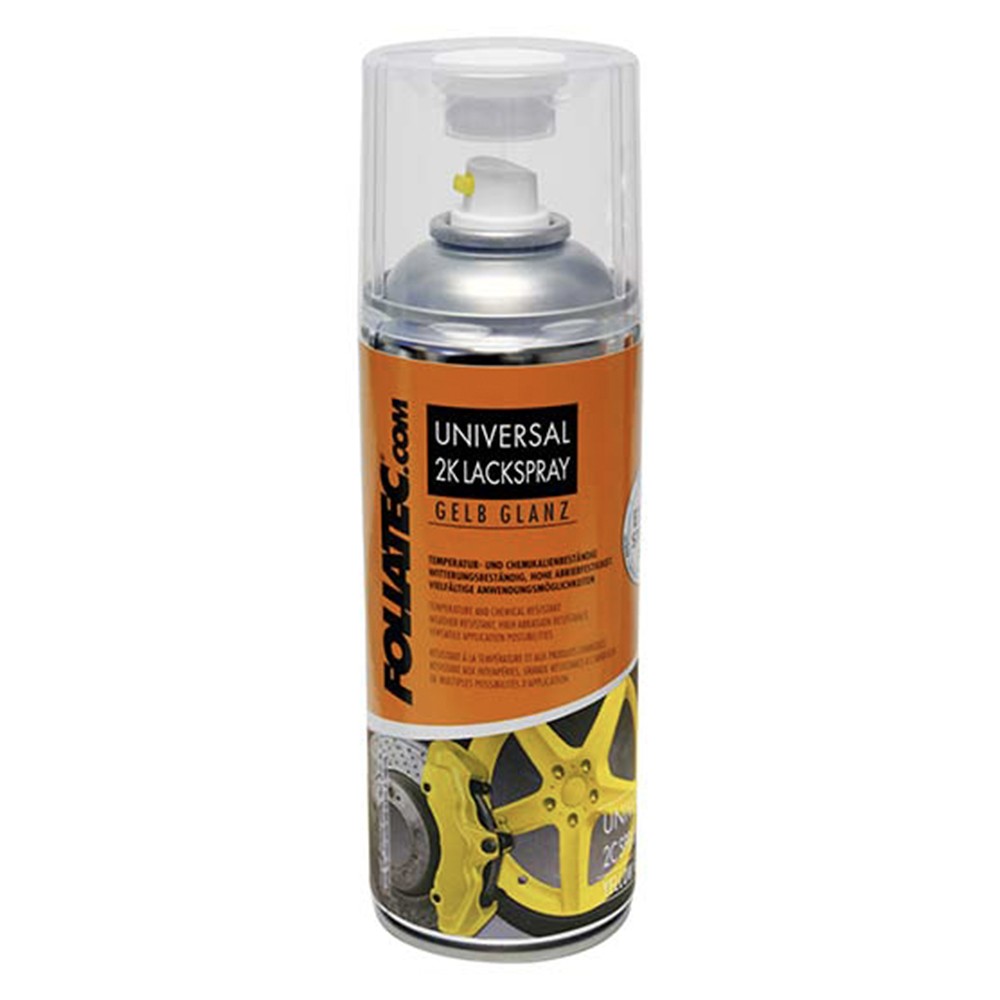 Foliatec Spray Pintura 2C Universal Amarillo Brillante 400 ml - Foliatec original VRM Motorsports
