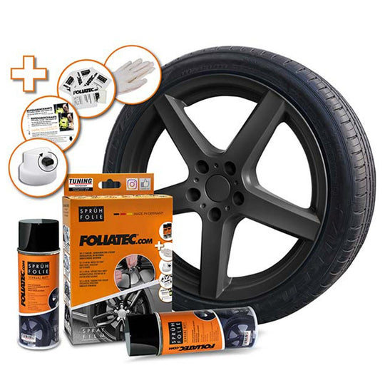 Foliatec Kit De Goma Líquida Negra Mate 2 x 400 ml - Foliatec original VRM Motorsports