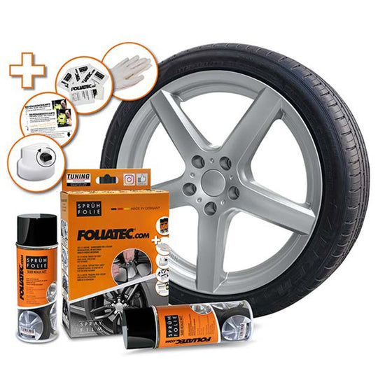 Foliatec Kit De Goma Líquida Plata Metálico 2 x 400 ml - Foliatec original VRM Motorsports
