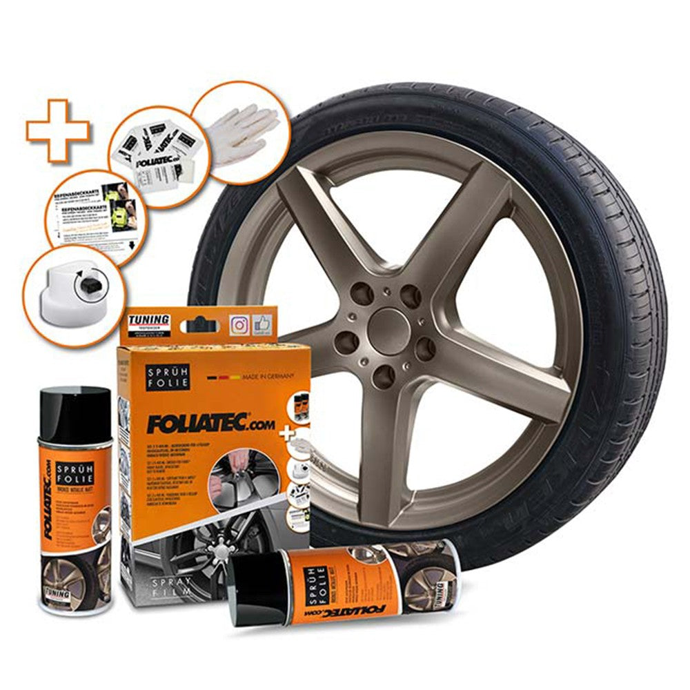 Foliatec Kit De Goma Líquida Bronce Metálico Mate 2 x 400 ml - Foliatec original VRM Motorsports