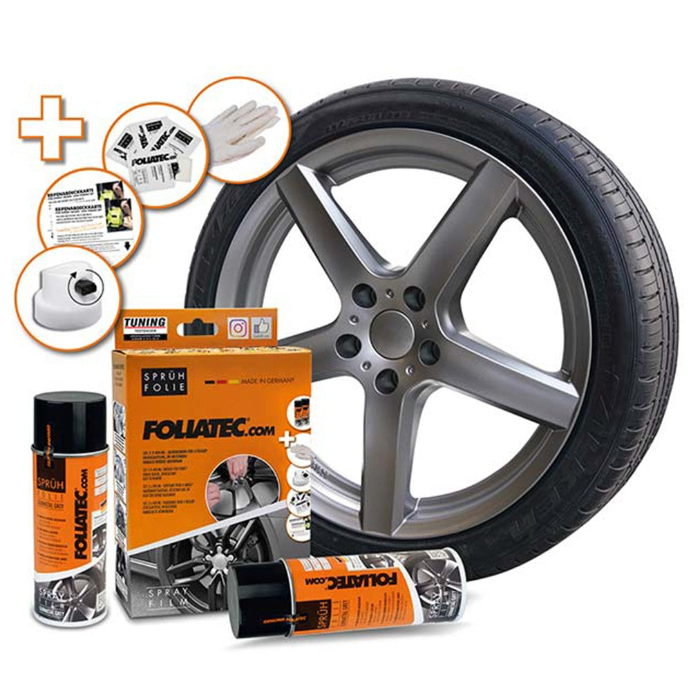 Foliatec Goma Líquida Gris Gunmetal 1 x 400 ml - Foliatec original VRM Motorsports