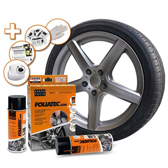 Foliatec Goma Líquida Gris Gunmetal 1 x 400 ml - Foliatec original VRM Motorsports