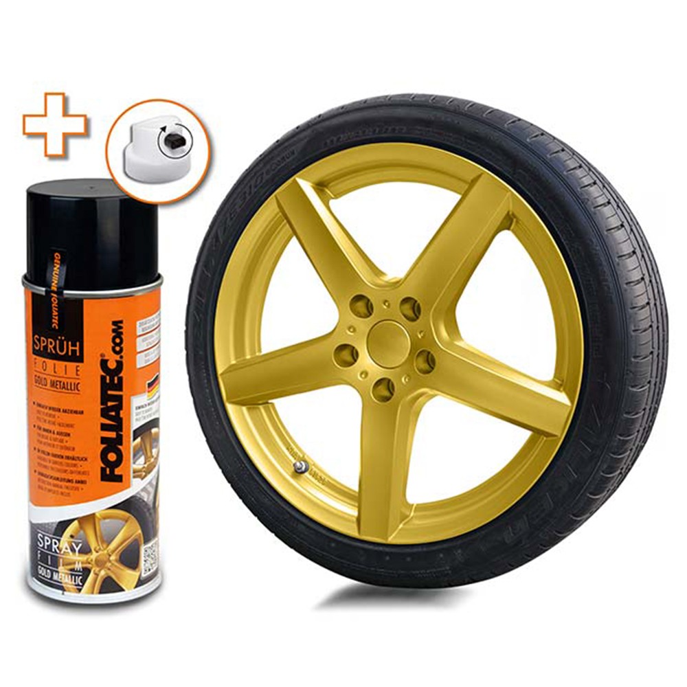 Foliatec Goma Líquida Dorado Metálico 1 x 400 ml - Foliatec original VRM Motorsports