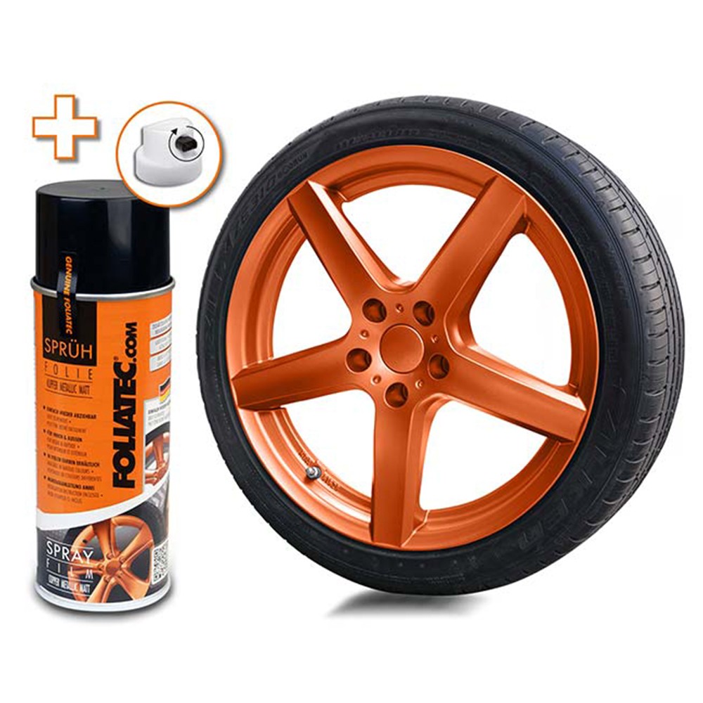 Foliatec Goma Líquida Cobre Metálico Mate 1 x 400 ml - Foliatec original VRM Motorsports
