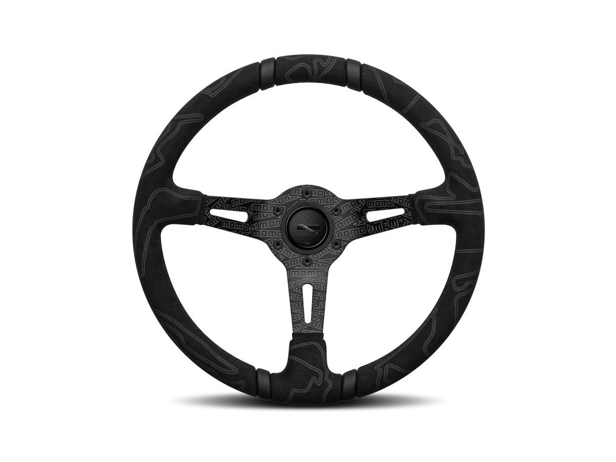 VOLANTE MOMO  ULTRA BLACK EDIT.350