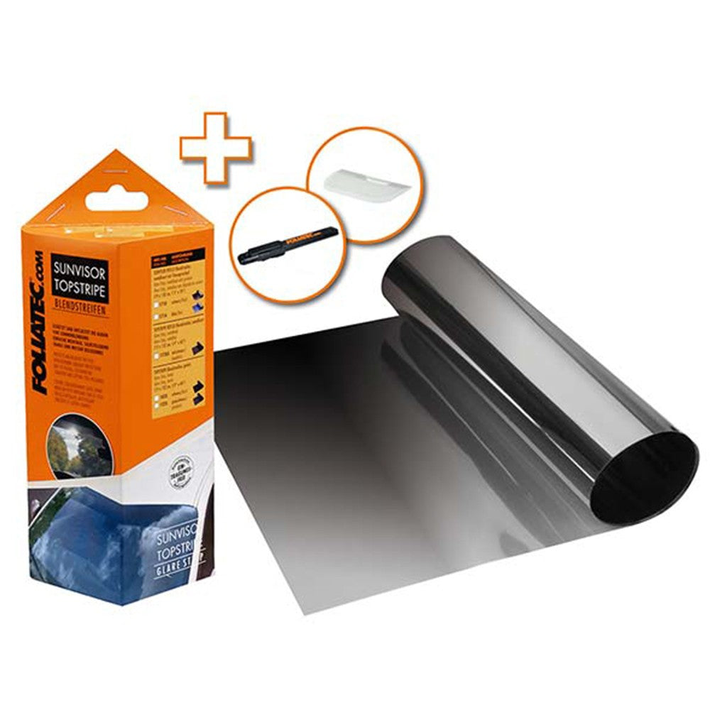 Foliatec Sunvisor Tira Antideslumbramiento Negra 19 x 150 Cm - Imagen 2 Foliatec VRM Motorsports