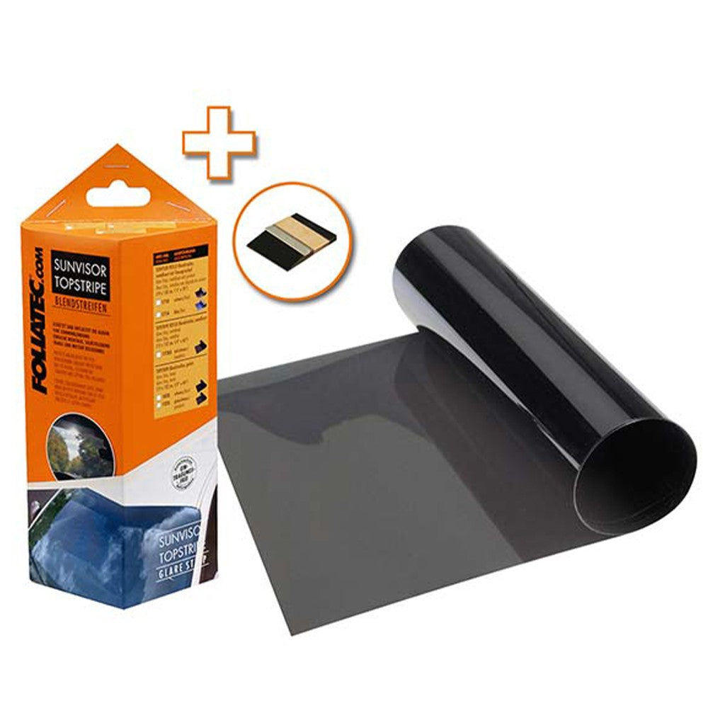 Foliatec Tira Parasol Topstripe Antideslumbramiento Smoke (Grislight) 15 x 152 Cm - Imagen 2 Foliatec VRM Motorsports