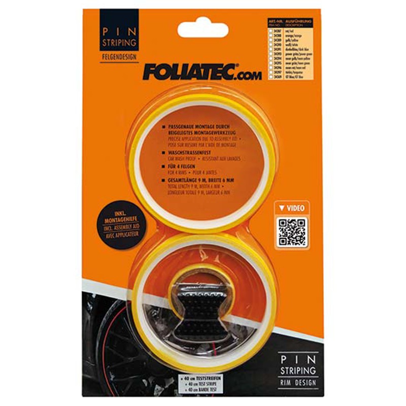 Foliatec Pinstriping Para Llanta Amarillo 8,6 M x 6 mm - Imagen 3 Foliatec VRM Motorsports