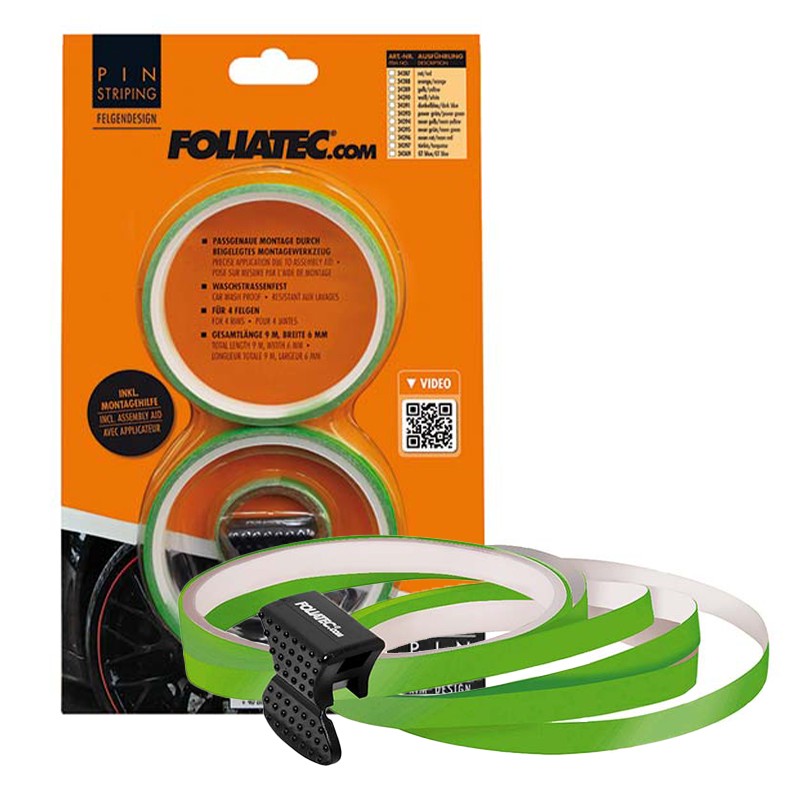 Foliatec Pinstriping Para Llanta Power-Verde 8,6 M x 6 mm - Foliatec original VRM Motorsports