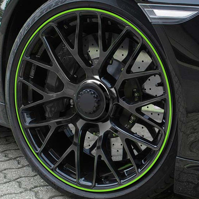 Foliatec Pinstriping Rim Design Incl. Mounting Aid Neón Verde 8,6 M (4 x 2,15 M) 6 mm - Imagen 5 Foliatec VRM Motorsports