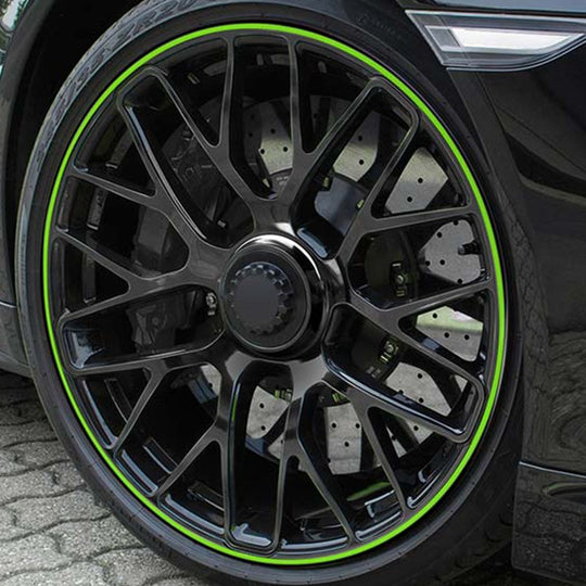 Foliatec Pinstriping Rim Design Incl. Mounting Aid Neón Verde 8,6 M (4 x 2,15 M) 6 mm - Imagen 5 Foliatec VRM Motorsports