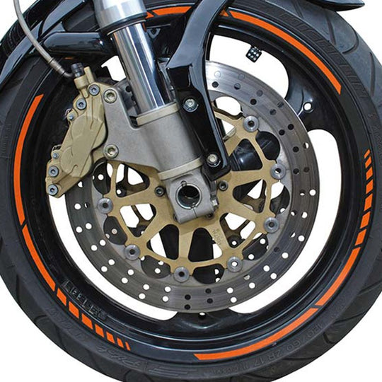 Foliatec Pinstriping Racing Naranja 14 Bandas De 7 mm x 41 Cm Incluido Espaciador - Imagen 3 Foliatec VRM Motorsports