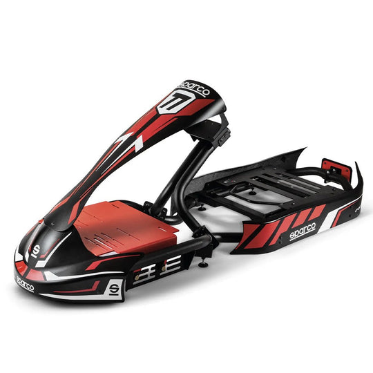 SPX SPARCO SITZ LEDER ALCANTARA SCHWARZ FAHRER
