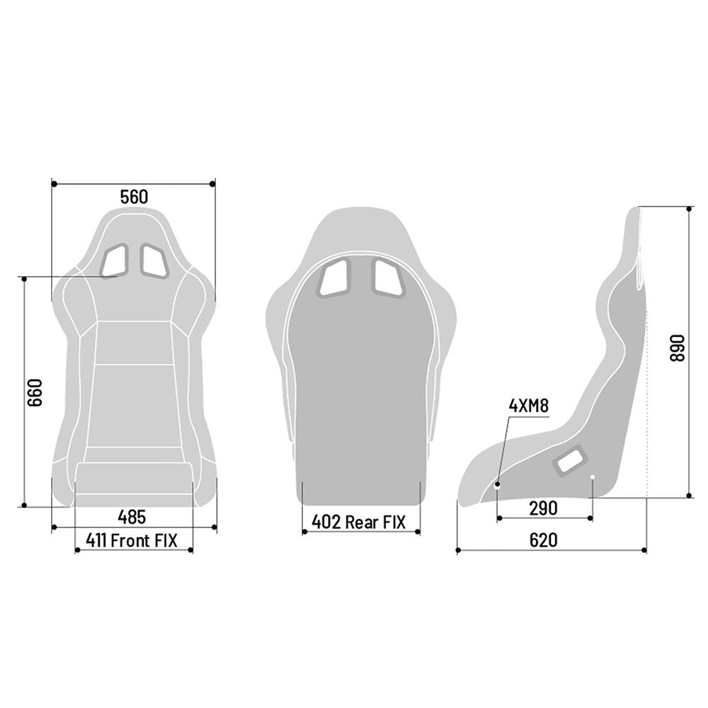 Sparco Asiento Evo QRT Sky - Sparco original VRM Motorsports imagen 6