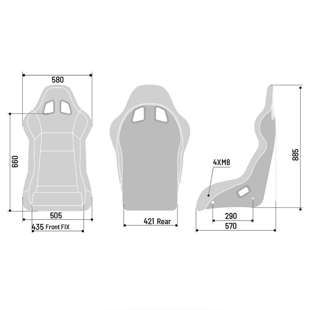 Sparco Asiento Evo L QRT X - Sparco original VRM Motorsports imagen 4