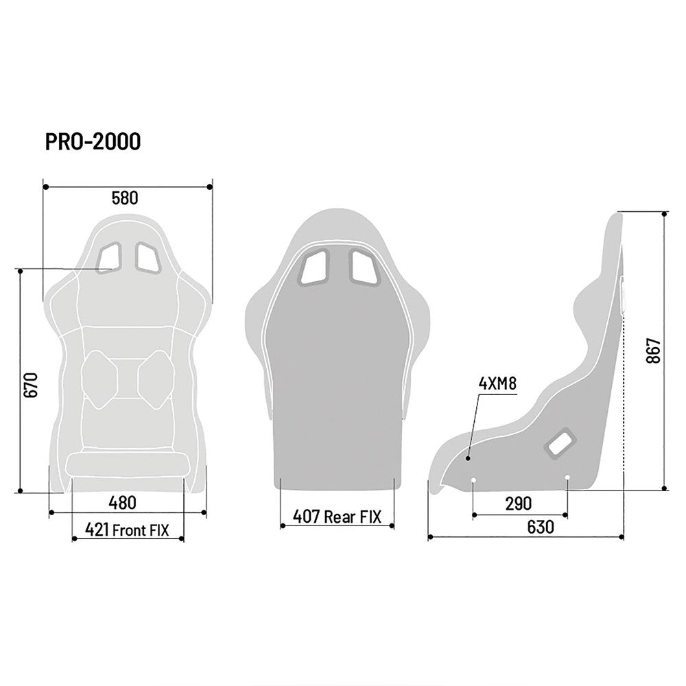 Sparco Asiento Pro 2000 QRT Martini Racing - Sparco original VRM Motorsports imagen 3