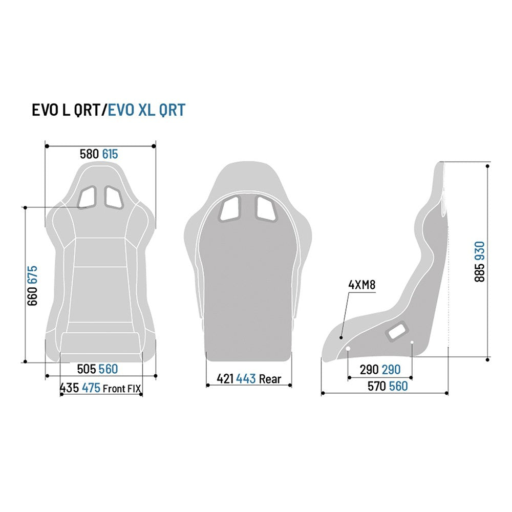 Sparco Asiento Evo Ii Us QRT - Sparco original VRM Motorsports imagen 4
