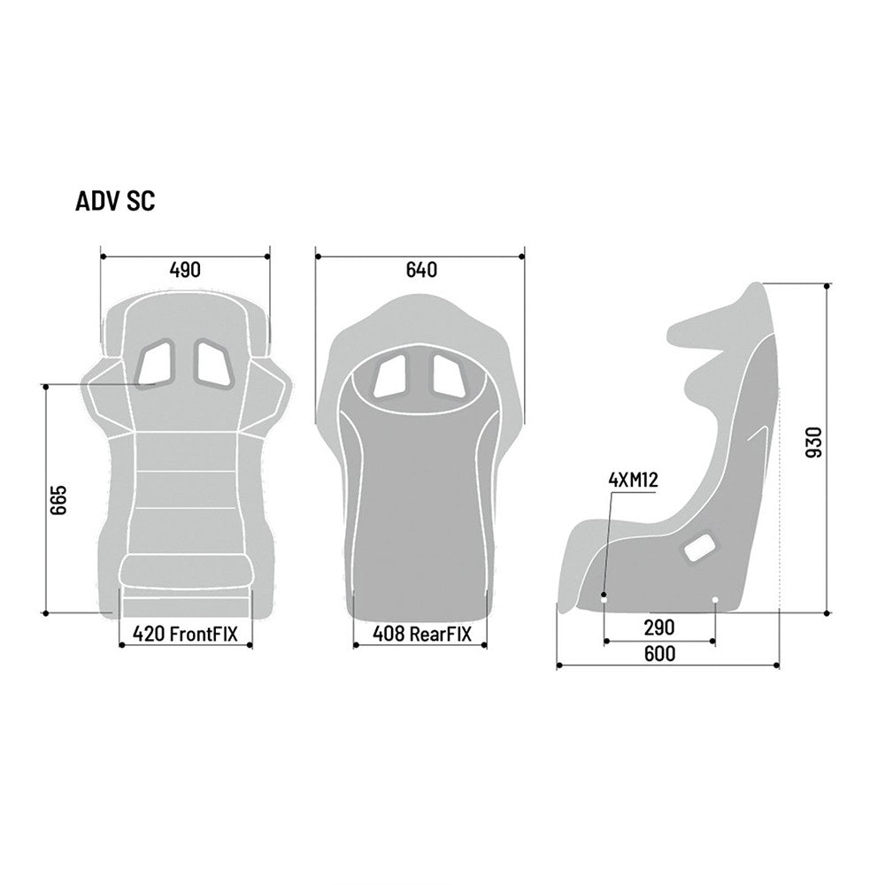 Sparco Asiento ADV-Sc 19 - Sparco original VRM Motorsports imagen 1