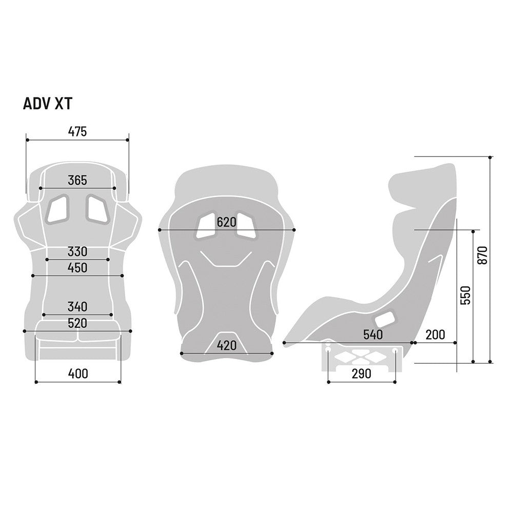 Sparco Asiento ADV XT 8862-2009 - Sparco original VRM Motorsports imagen 4