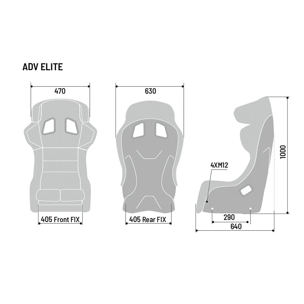 Asiento Sparco ADV Elite 8862 2015 - Sparco original VRM Motorsports imagen 5