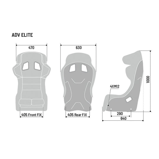 Asiento Sparco ADV Elite 8862 2015 - Sparco original VRM Motorsports imagen 5