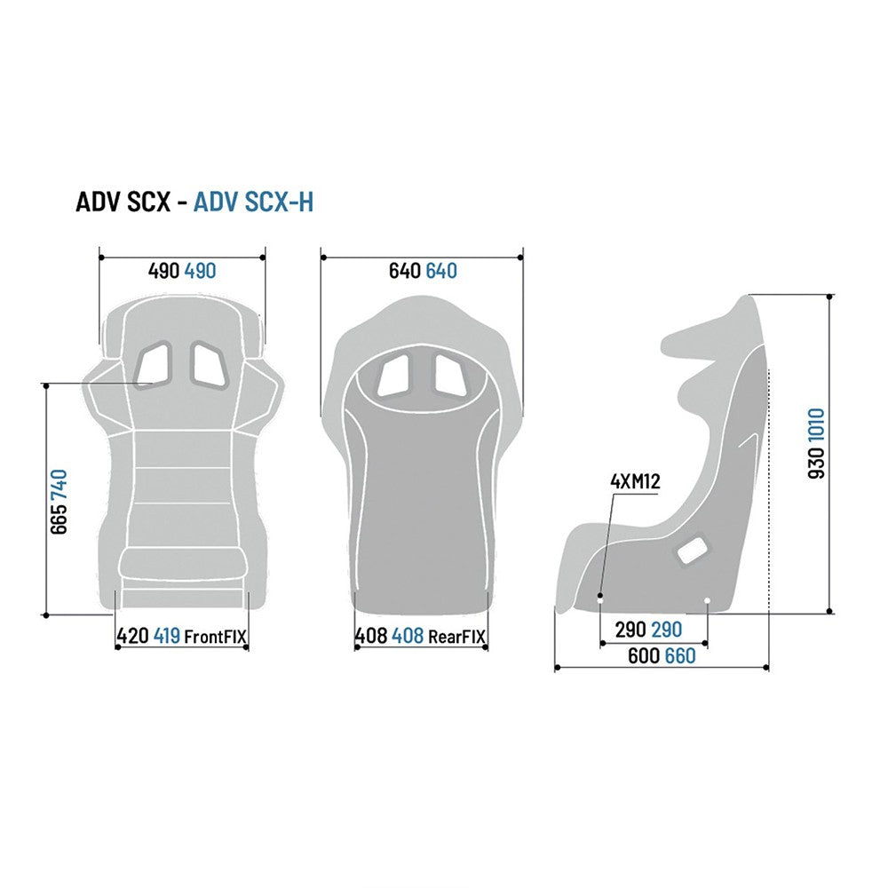 Asiento Sparco ADV-Scx Nr Carbon Tech - Sparco original VRM Motorsports imagen 2