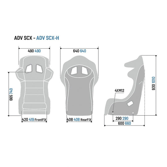 Asiento Sparco ADV-Scx Nr Carbon Tech - Sparco original VRM Motorsports imagen 2