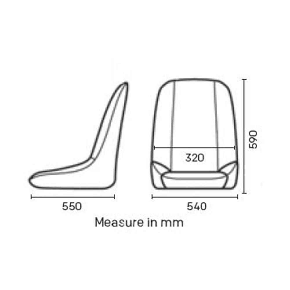 ASIENTO OMP VINTAGE SILVERSTONE NEGRO - OMP original VRM Motorsports imagen 3