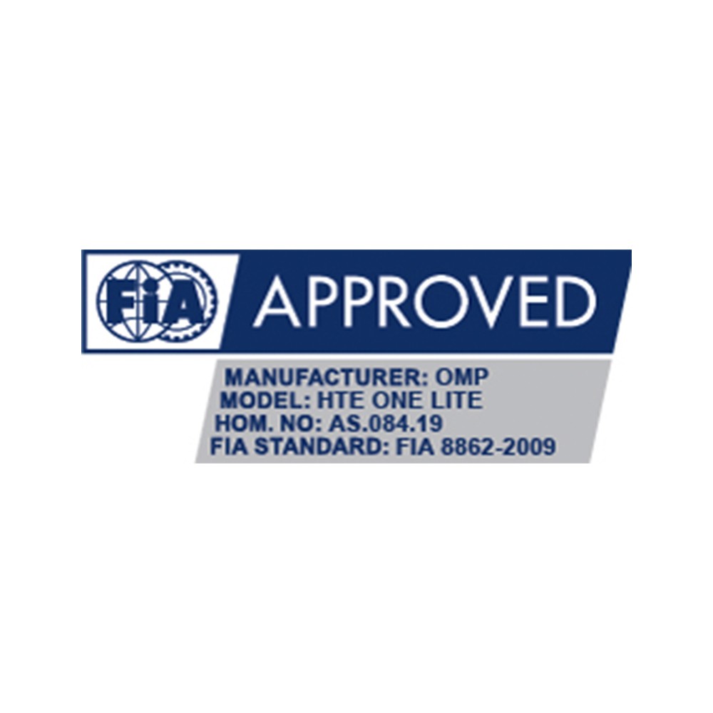 OMP HTE ONE ULTRA LITE FIA 8862-2009 NEGRO - OMP original VRM Motorsports imagen 4