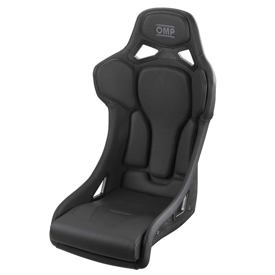 ASIENTO RT CARBON FIA 8855-1999 EN PIEL Y ALCANTARA NEGRO OMP RACING | VRM Motorsports
