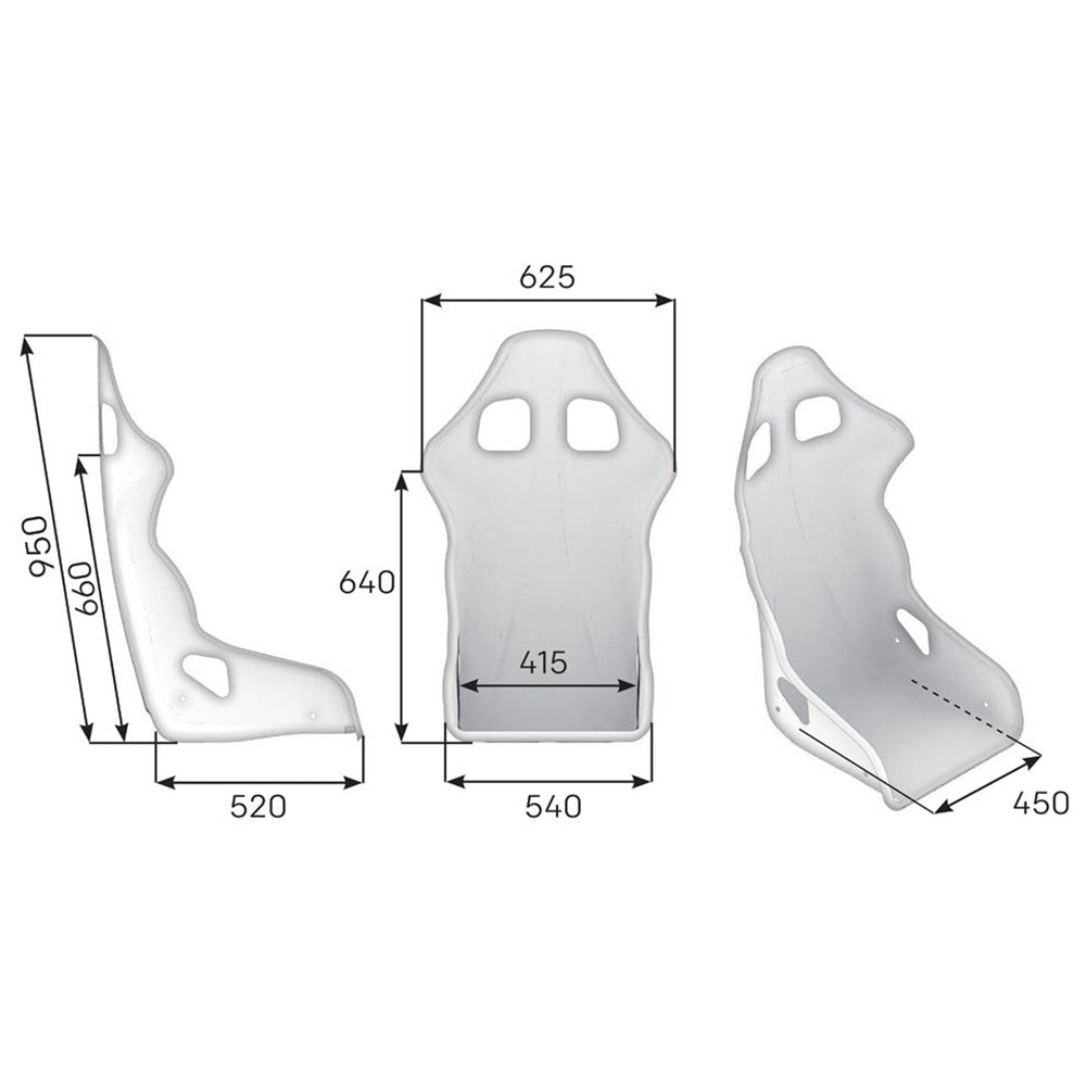 ASIENTO RACING OMP TRS SKY FIA 8855-1999 NEGRO - OMP original VRM Motorsports imagen 2