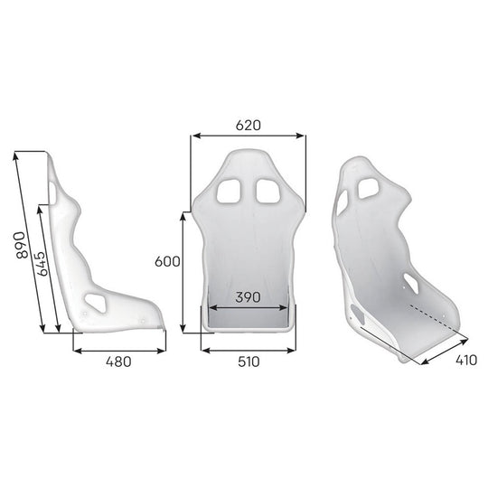 ASIENTO RACING OMP WRC FIA 8855-1999 NEGRO - OMP original VRM Motorsports imagen 2