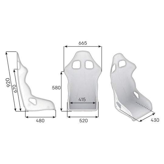 ASIENTO RACING OMP WRC XL FIA 8855-1999 NEGRO - OMP original VRM Motorsports imagen 2